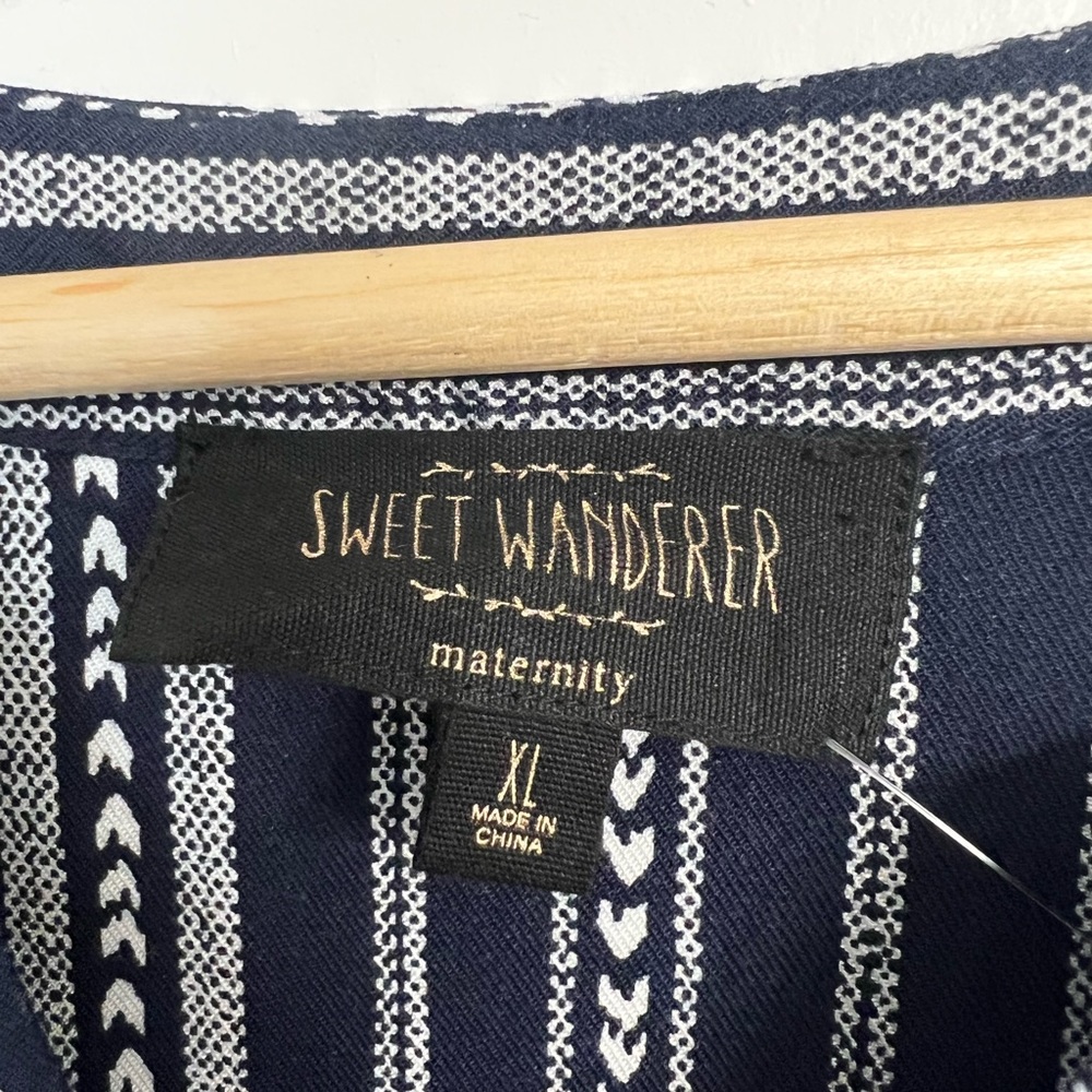 NWT Navy Maternity Dress. Size XL - Picture 2 of 2